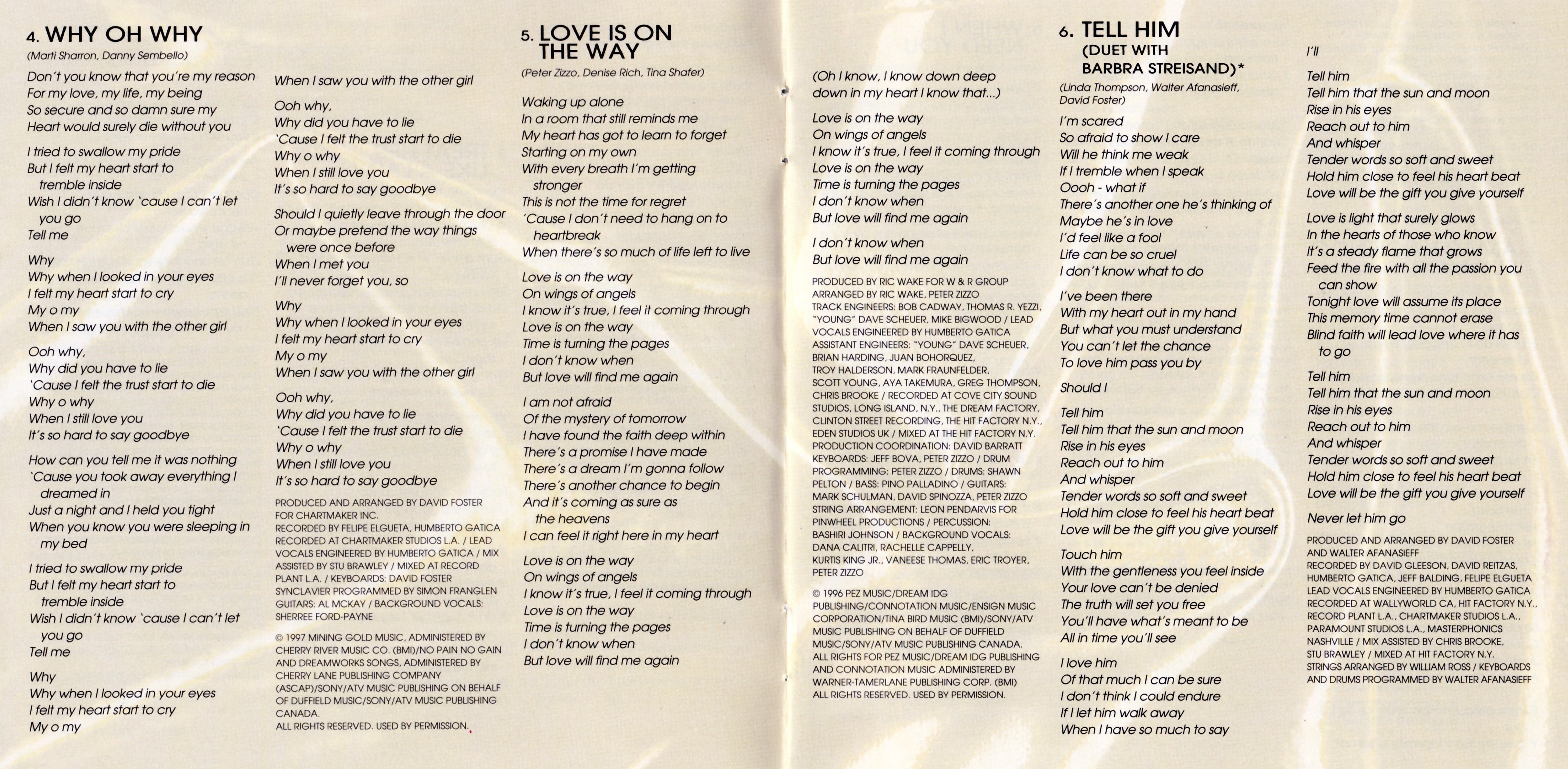 Celine Dion  Lets Talk About Love : Booklet 3
